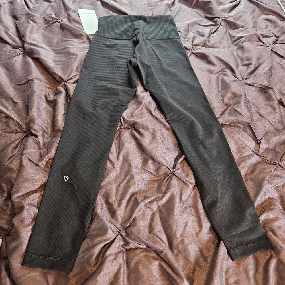 NWT Lululemon Wunder Train High Rise Ribbed Leggings 25" Sz 4 - Picture 6 of 7